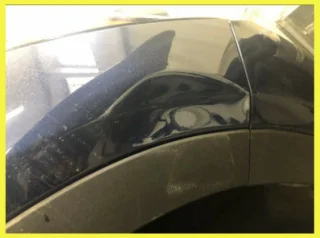 Fender before repair
