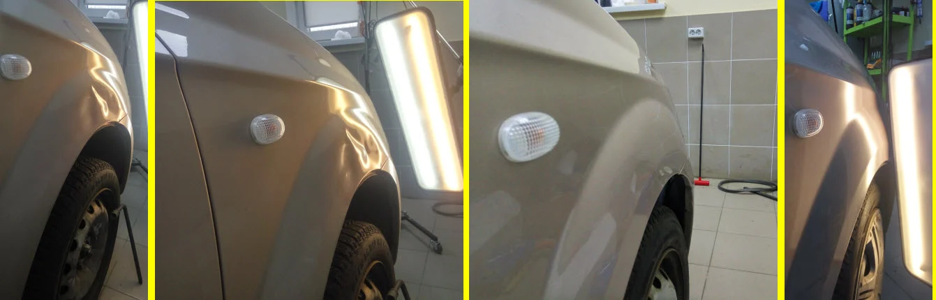 The dent removal process